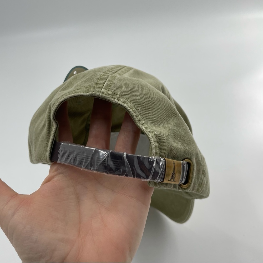 Alpha Chi Omega Baseball Cap Neutral NWT leather strap adjustable Hat‎ Rush - Picture 3 of 10